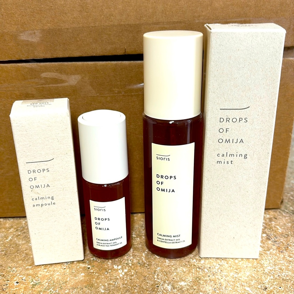 Sioris Drops of Omija Ampolue and calming Mist